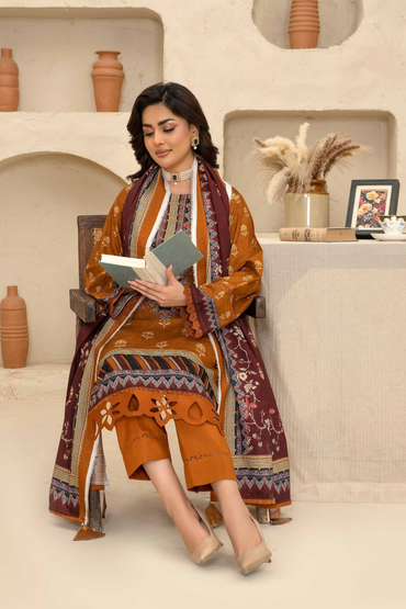 Esha Eshal by Bin Ilyas Premium Printed Viscose 3PC
