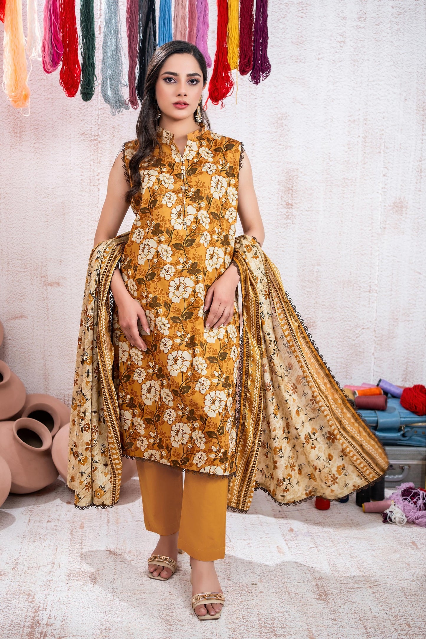 Zesh Printed Lawn 3-PC