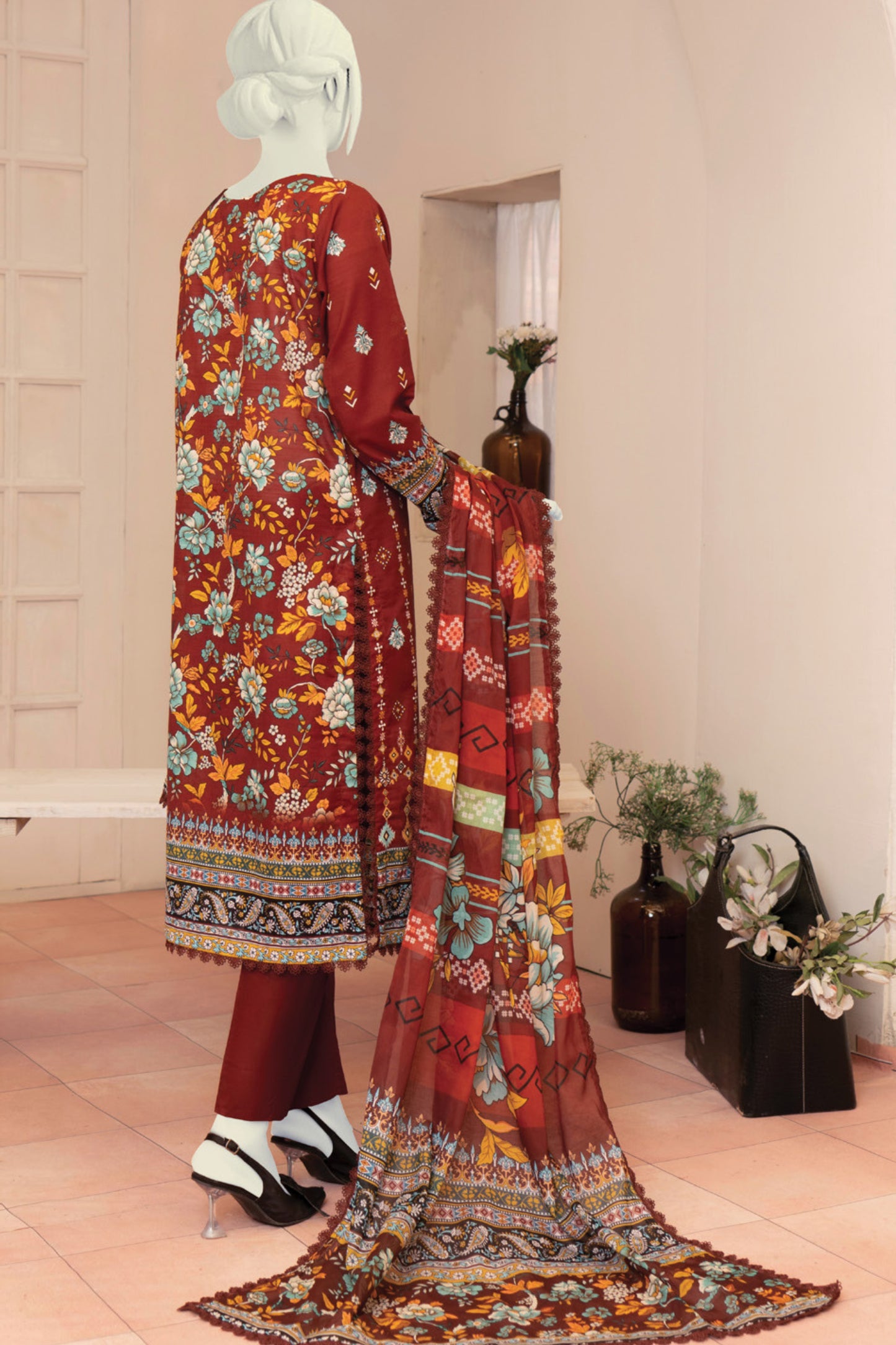 Minsa By Murashe Printed Lawn 3-PC