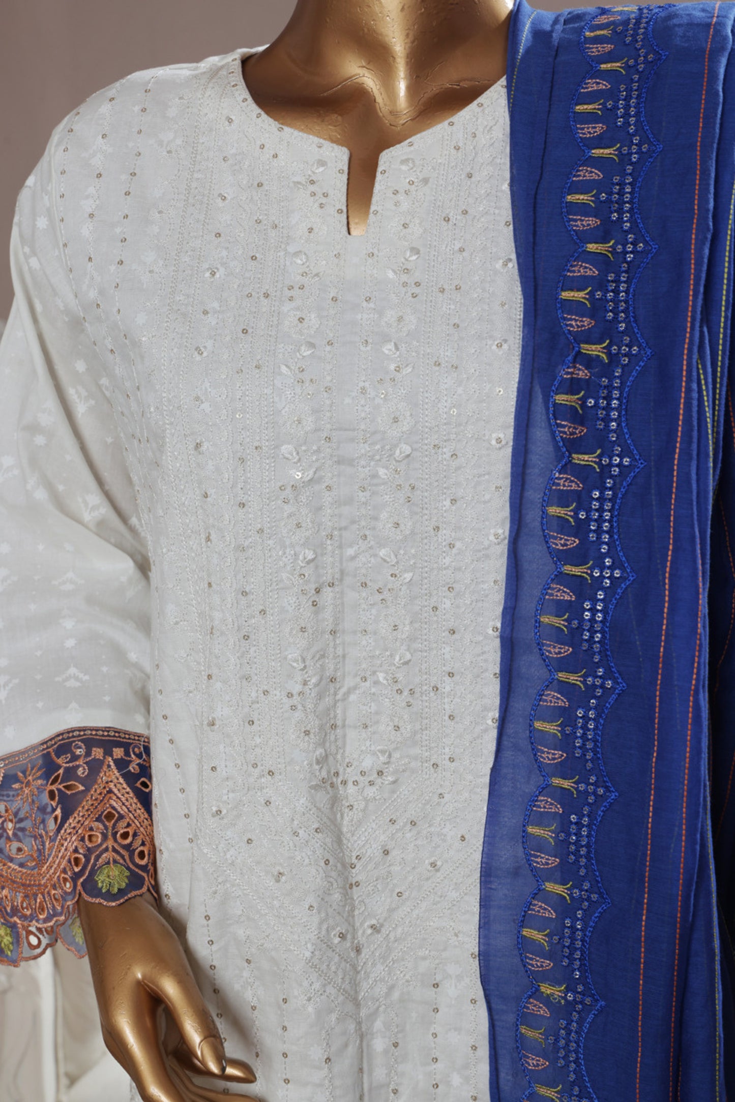 Fashion By Aifa Emb Lawn With Patches 3PC