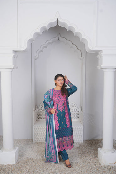 Silk & Stories Luxury Heavy Embroidered 3PC