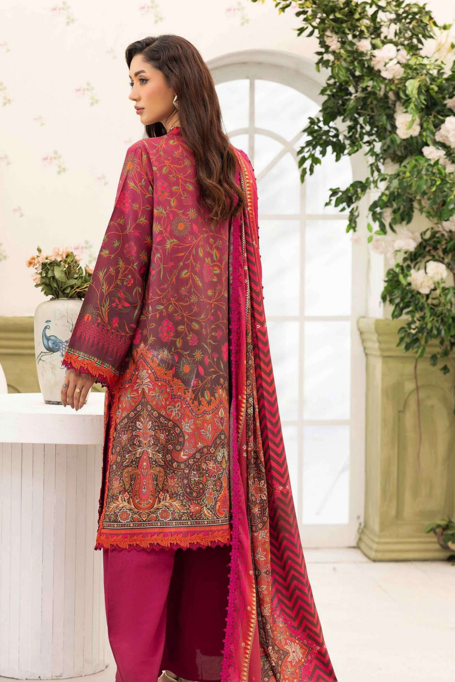 Raiha Digital Printed Linen 3PC