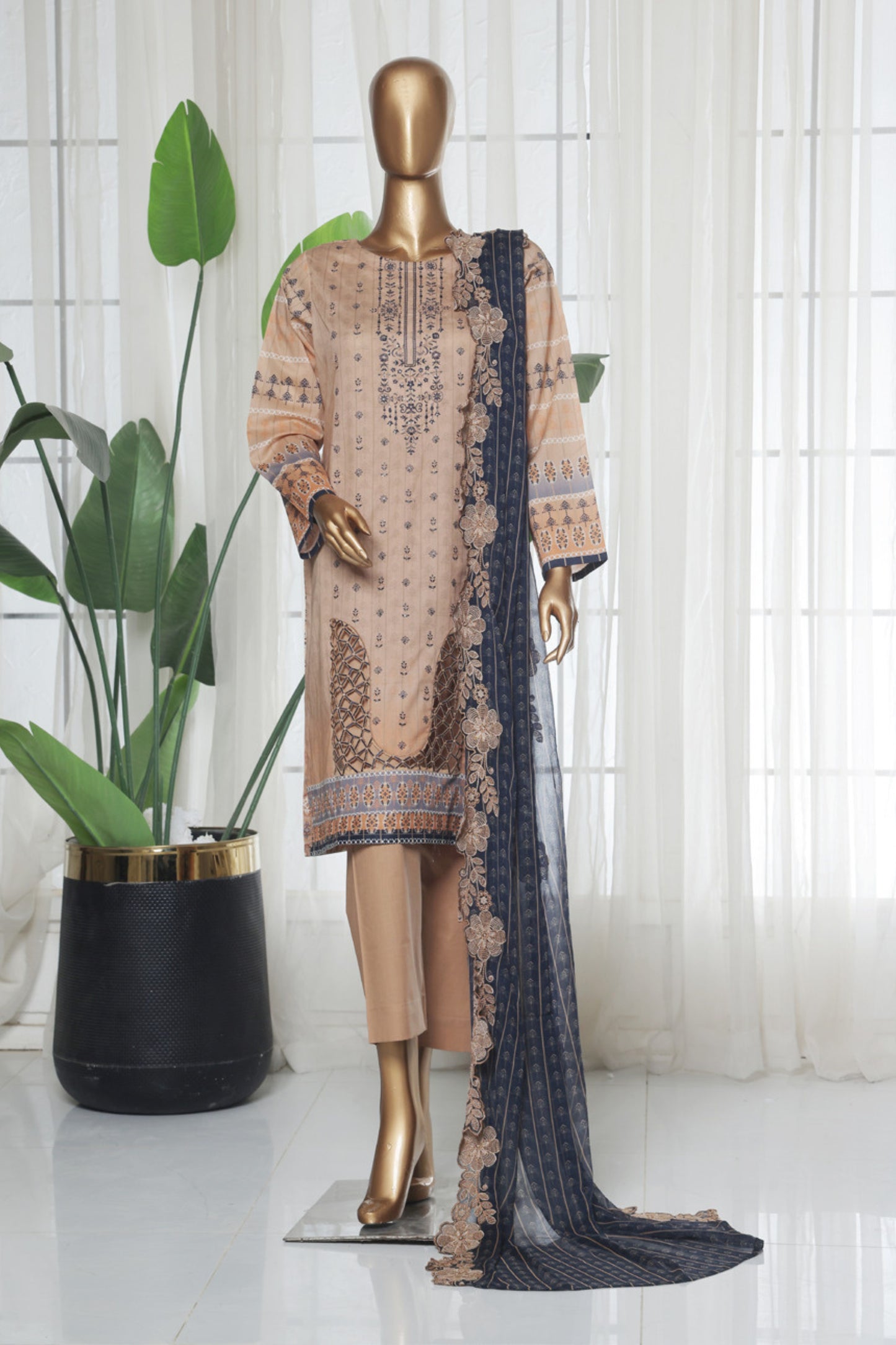 Vasl By Aifa Fancy Emb Lawn 3PC