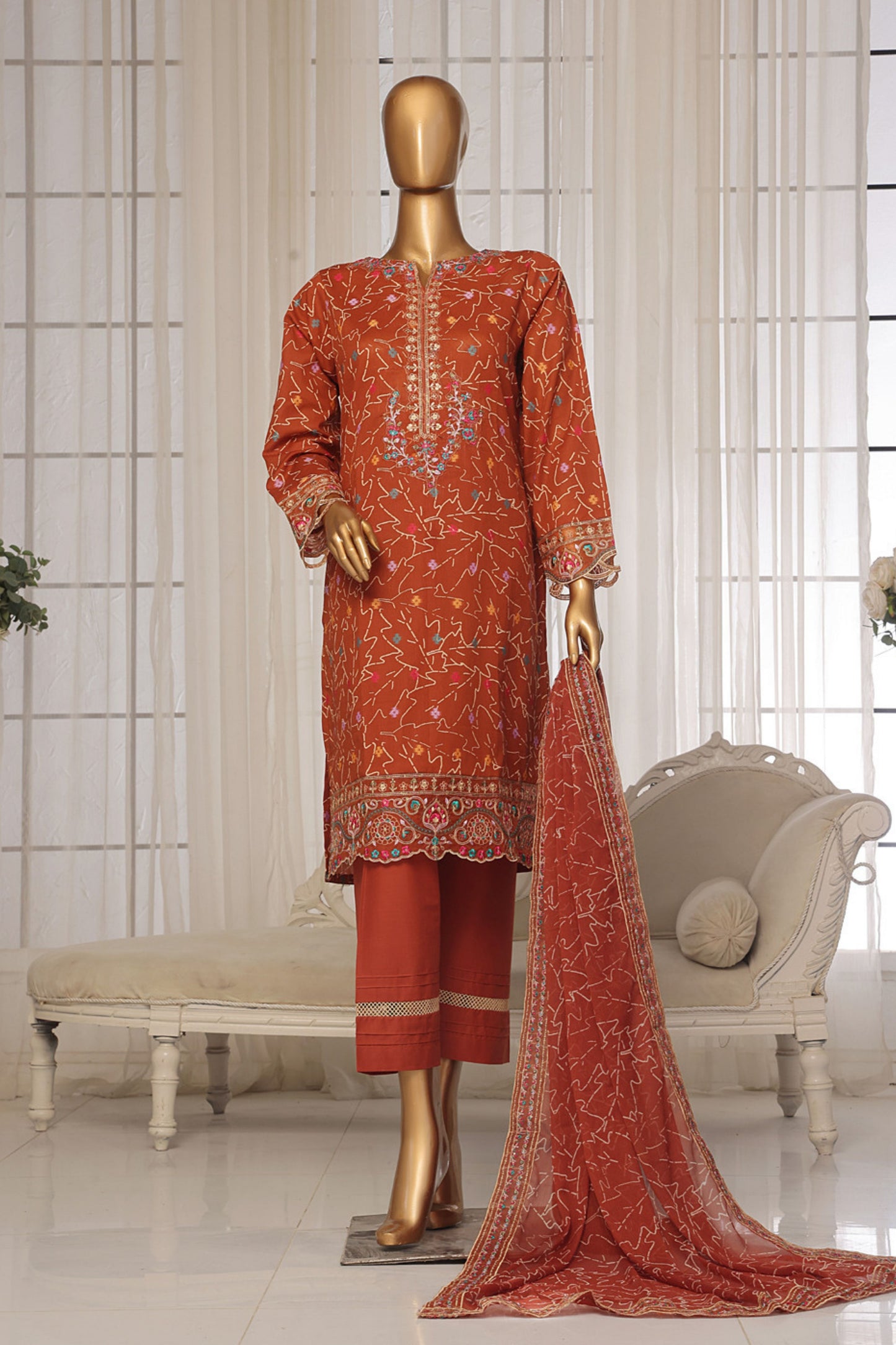 Khoobsurat By Anaya Noor Fine Jacquard Lawn 3-PC