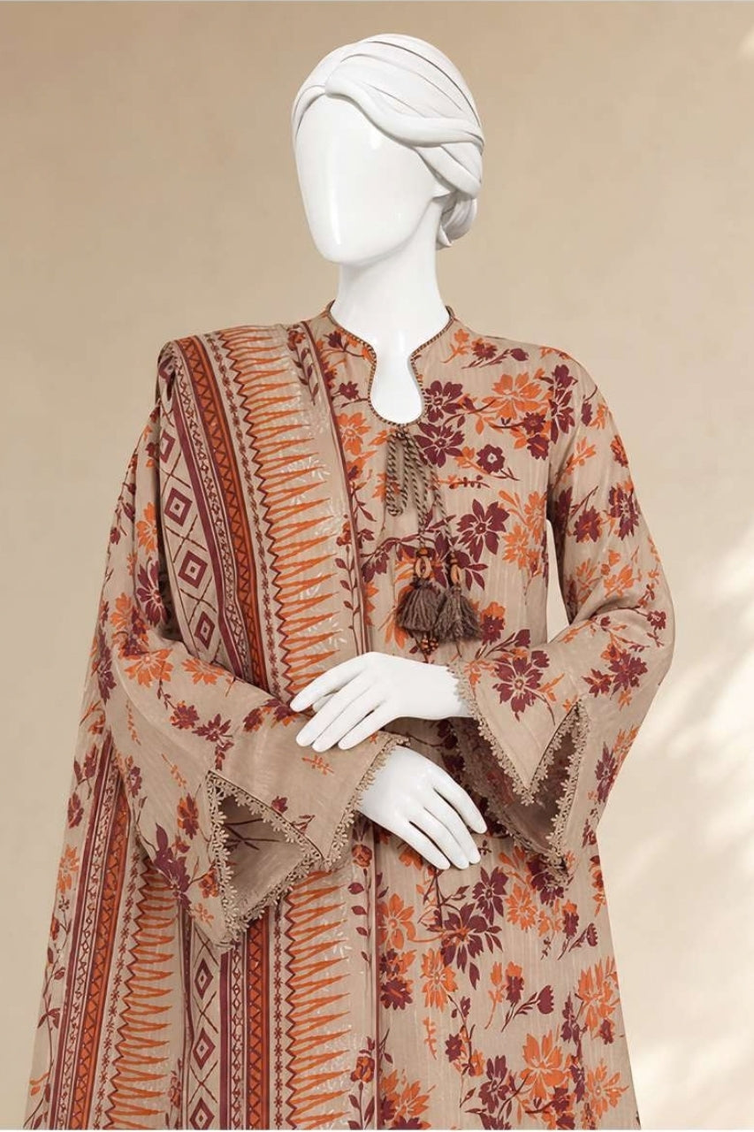 MTJ Premium Printed Textured Viscose 3PC