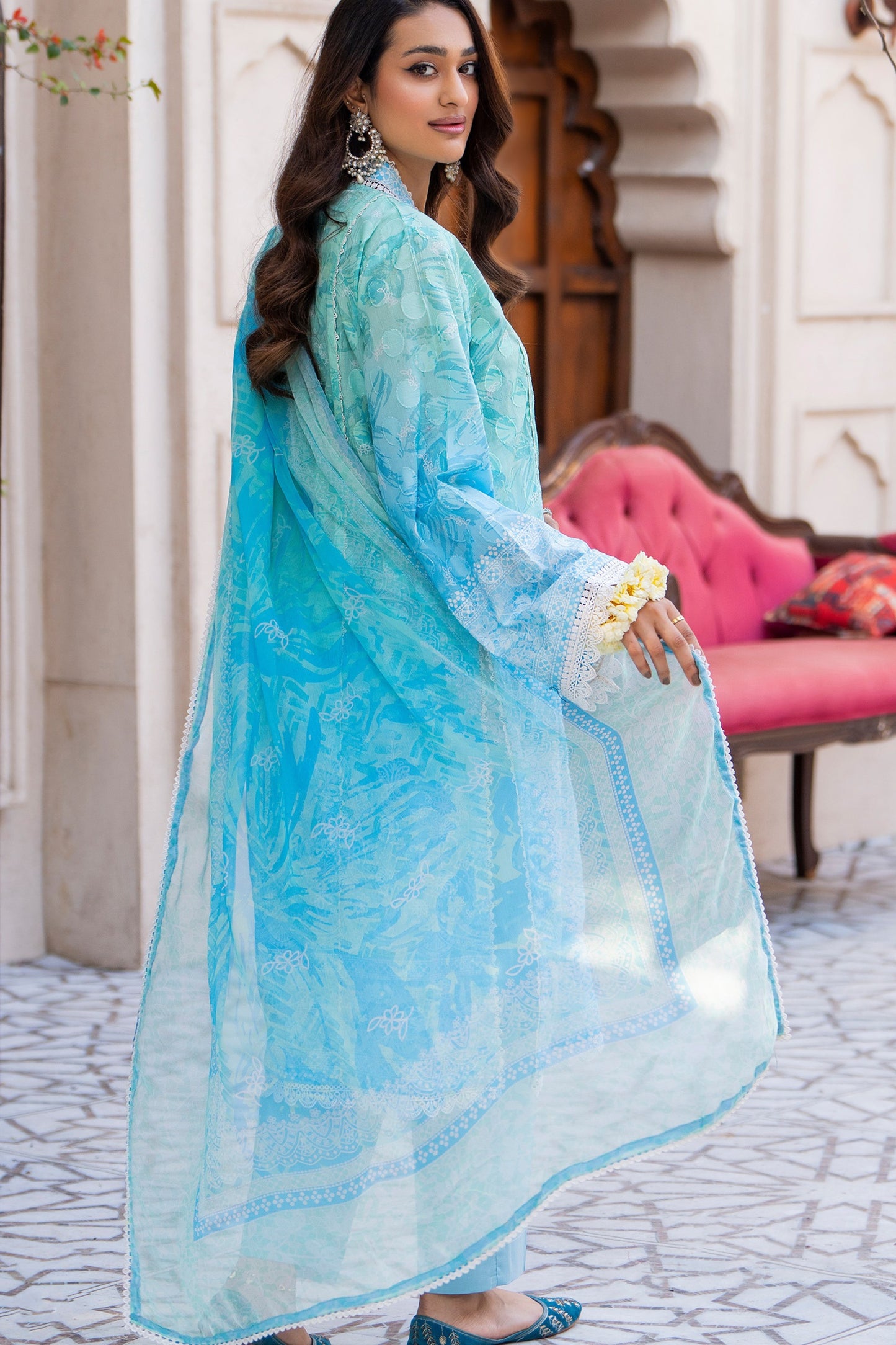 Rajahs Digital Printed Lawn 3PC
