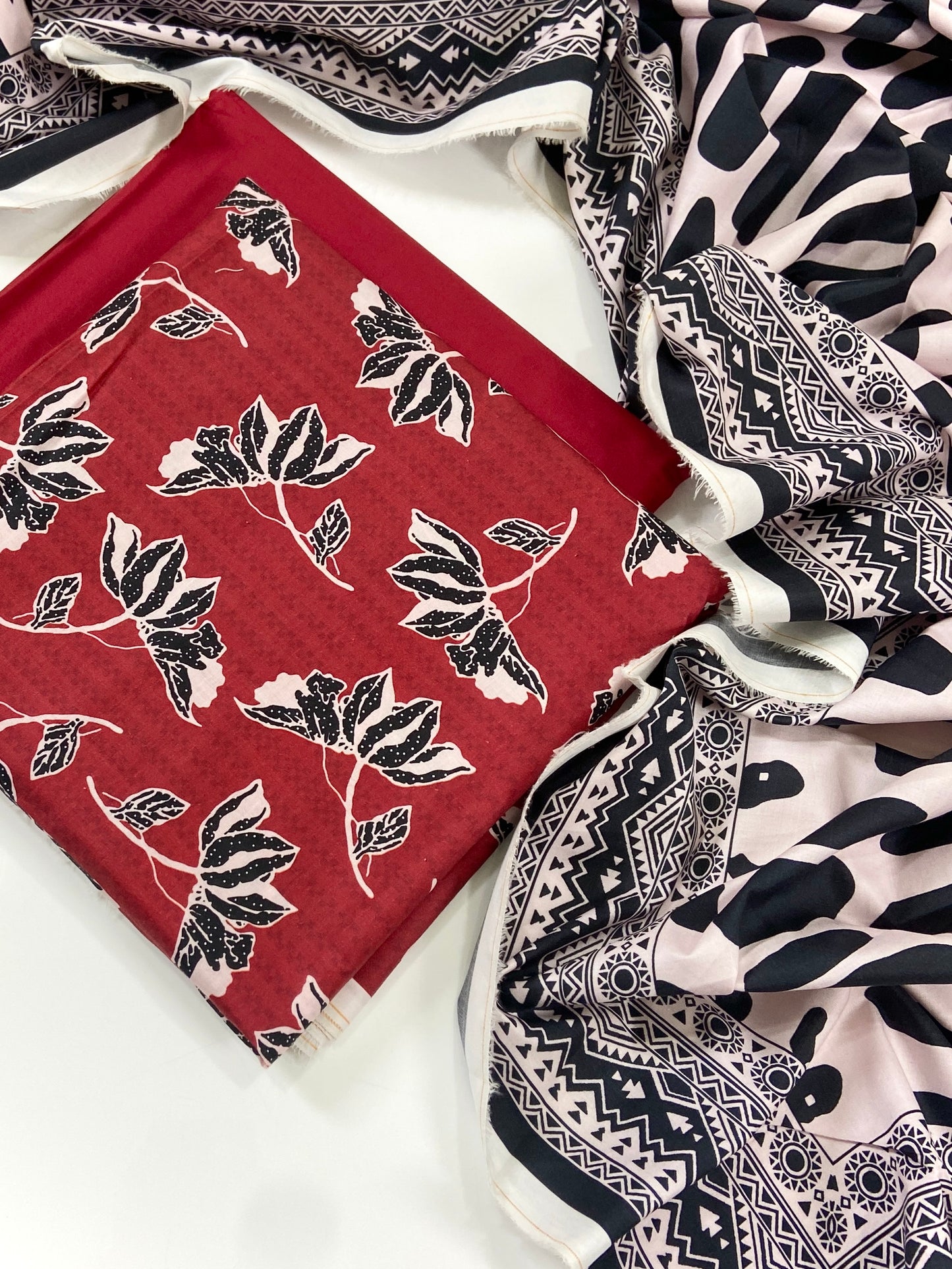 Sapphire Digital Printed Linen 3-PC