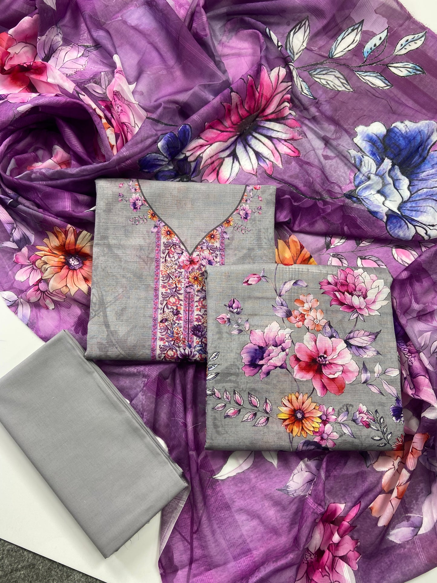 Zarva By Anaya Noor Printed 3-PC