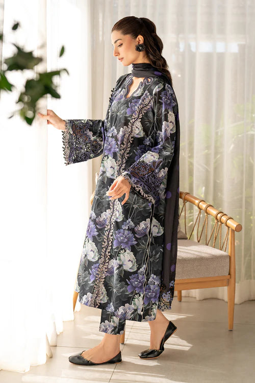 Baroque All Over Digital Printed Lawn 3PC