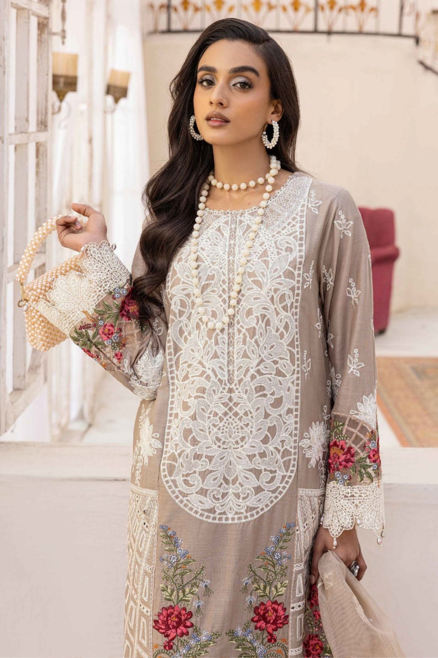 Zebaish By Adans Libas Embroidered Lawn 3PC