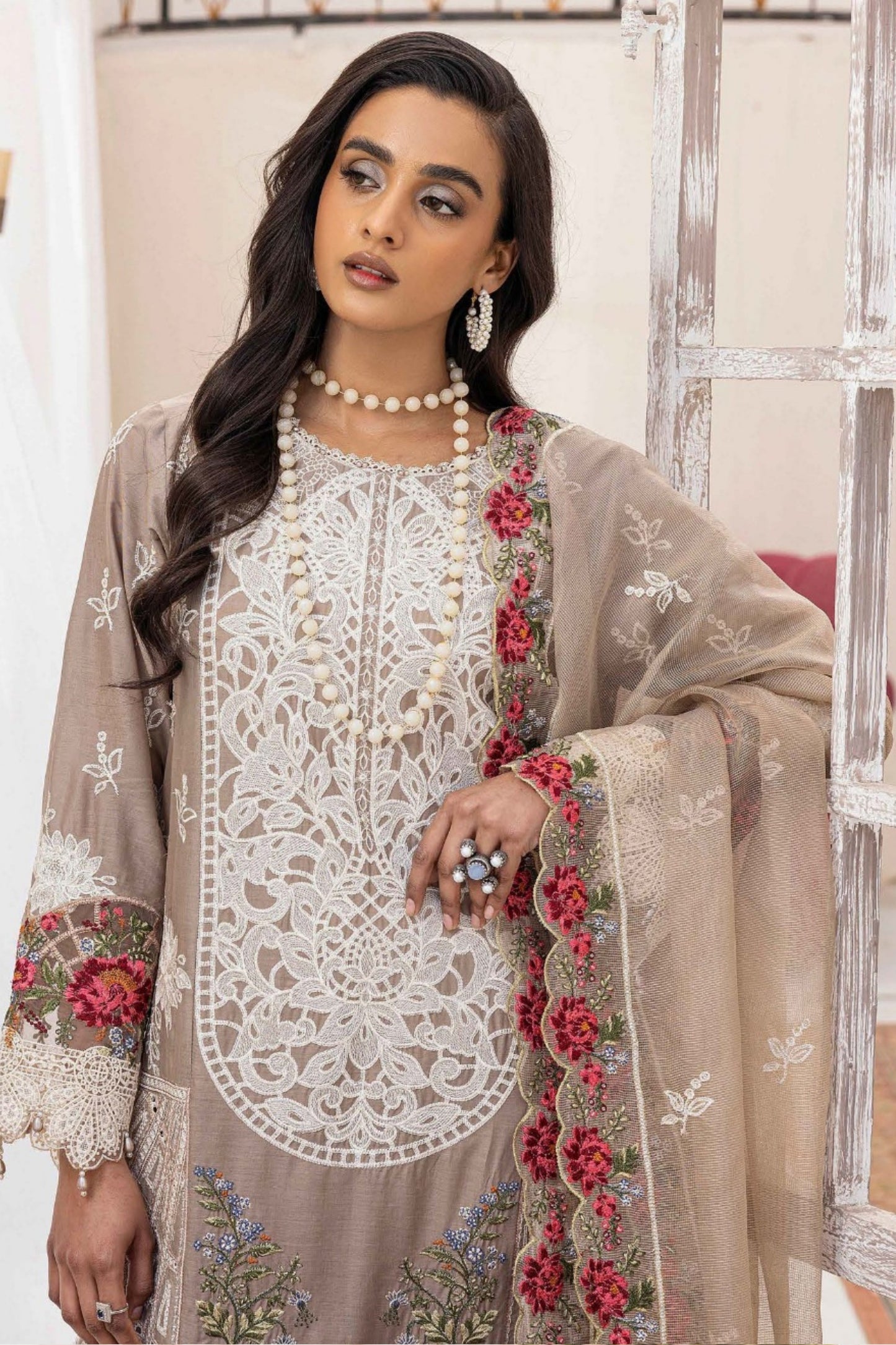Zebaish By Adans Libas Embroidered Lawn 3PC