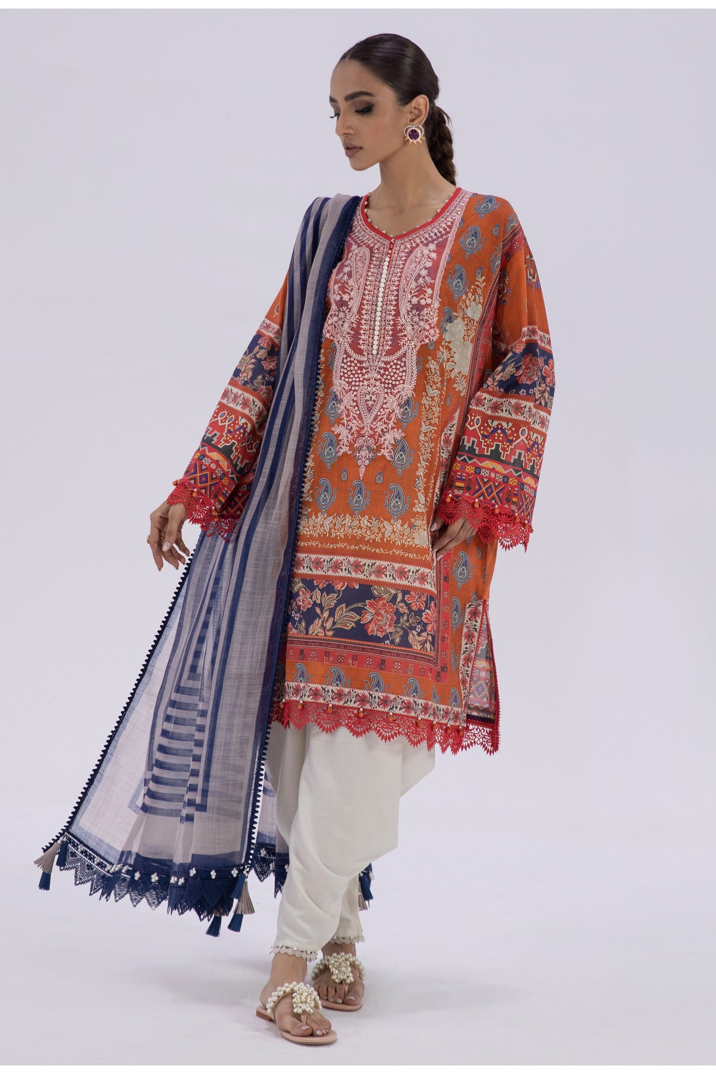 Sana Safinaz Digital Printed Lawn 3PC