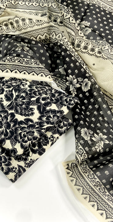 Bin Saeed Digital Printed Lawn 3PC