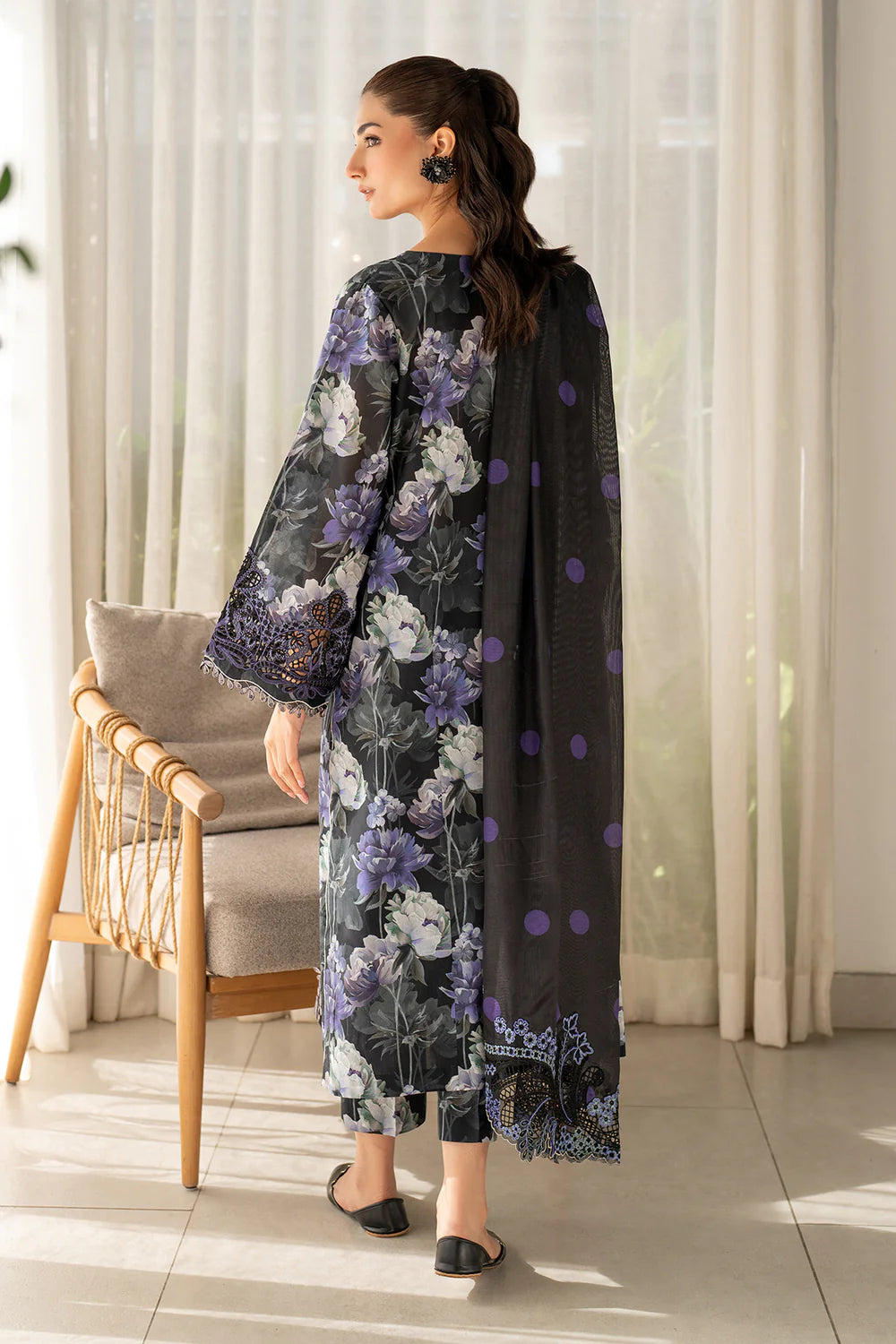 Baroque All Over Digital Printed Lawn 3PC