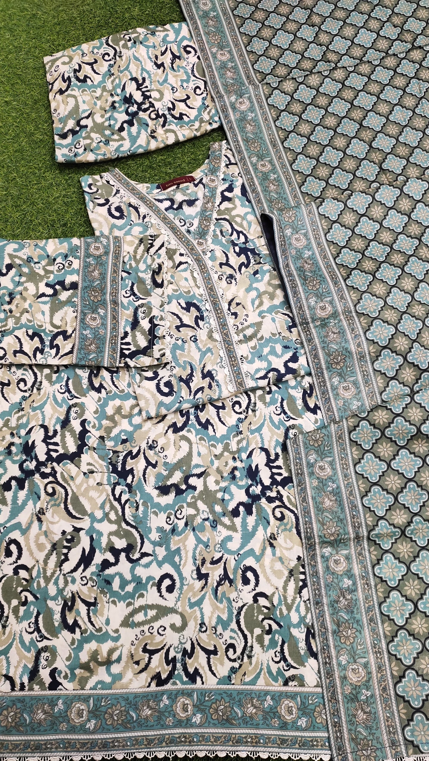 Bin Saeed Printed Lawn 3-PC