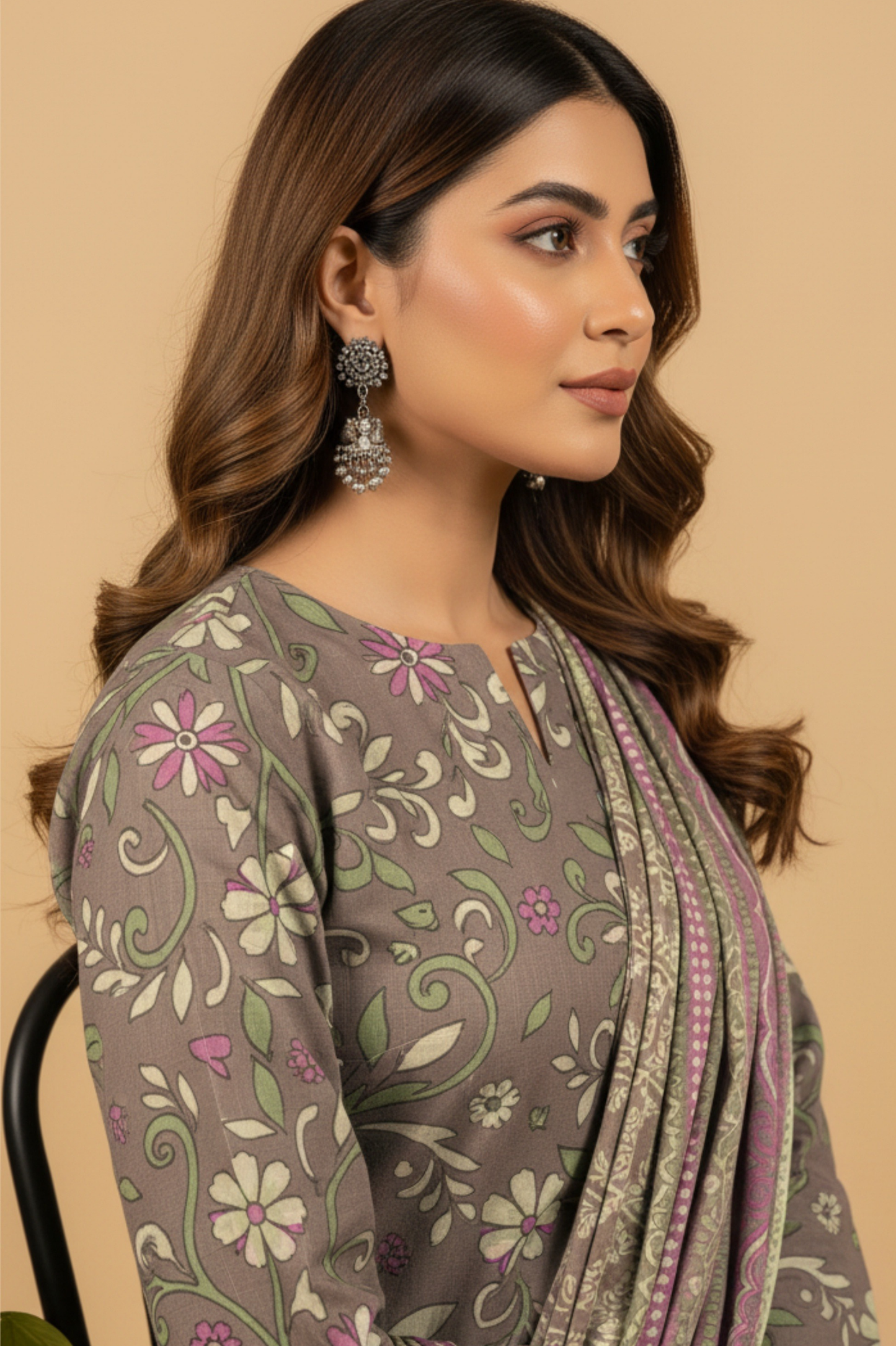 Noor By Fiza Noor Printed Wool 3PC
