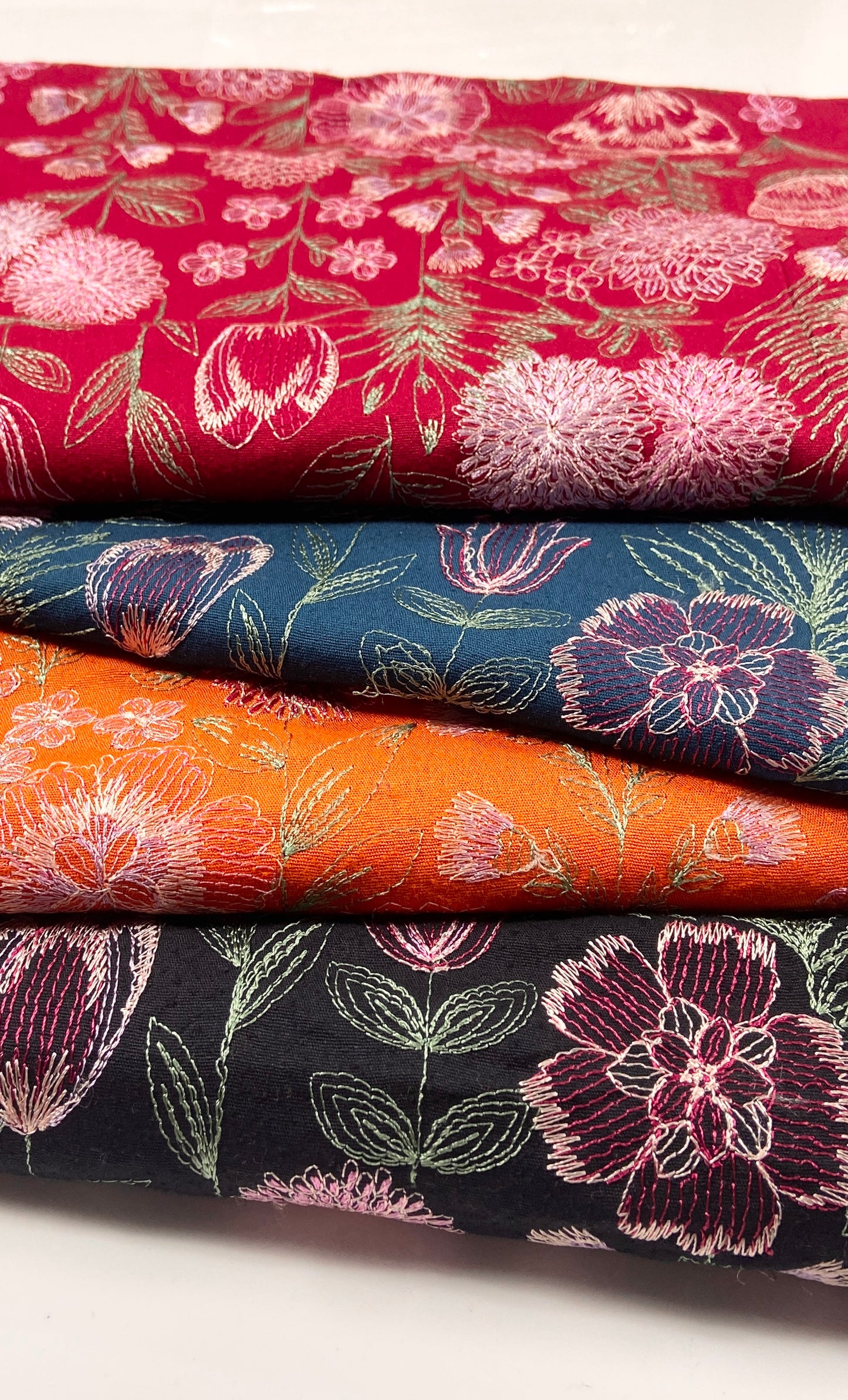 Pack of 4 – Bareeze Style Embroidered Karandi Fabric 2-PC