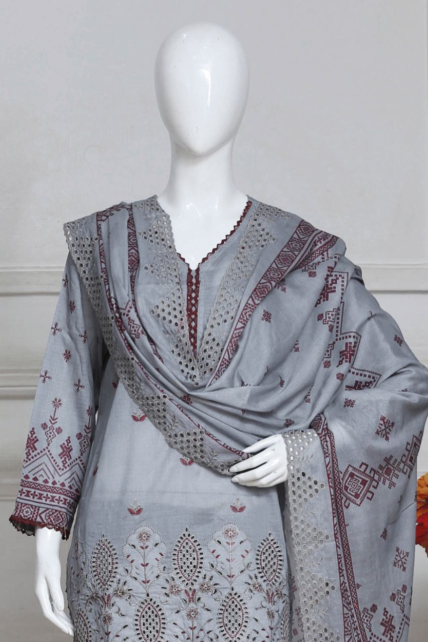 Narkins By Anaya Noor Boring Emb 3-PC