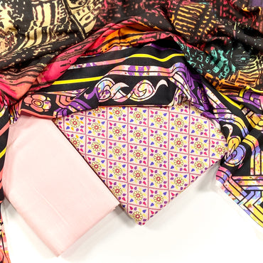 Popular Printed Khaddar 3PC