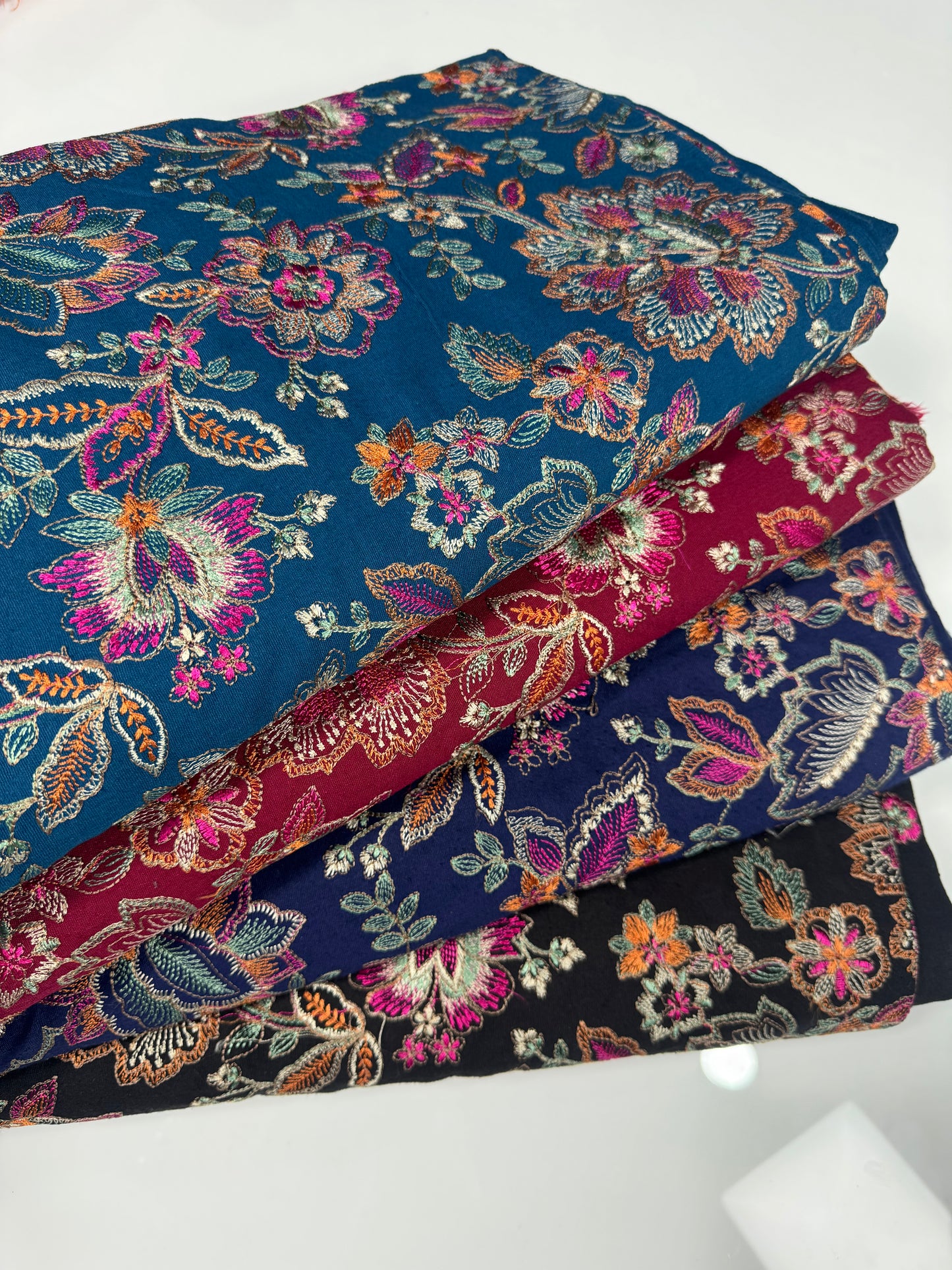 Pack of 4 – Bareeze Style Embroidered Karandi Fabric 2-PC