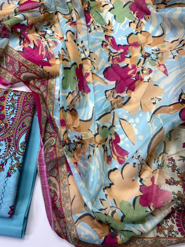 Miral By Murashe Printed Lawn 3-PC