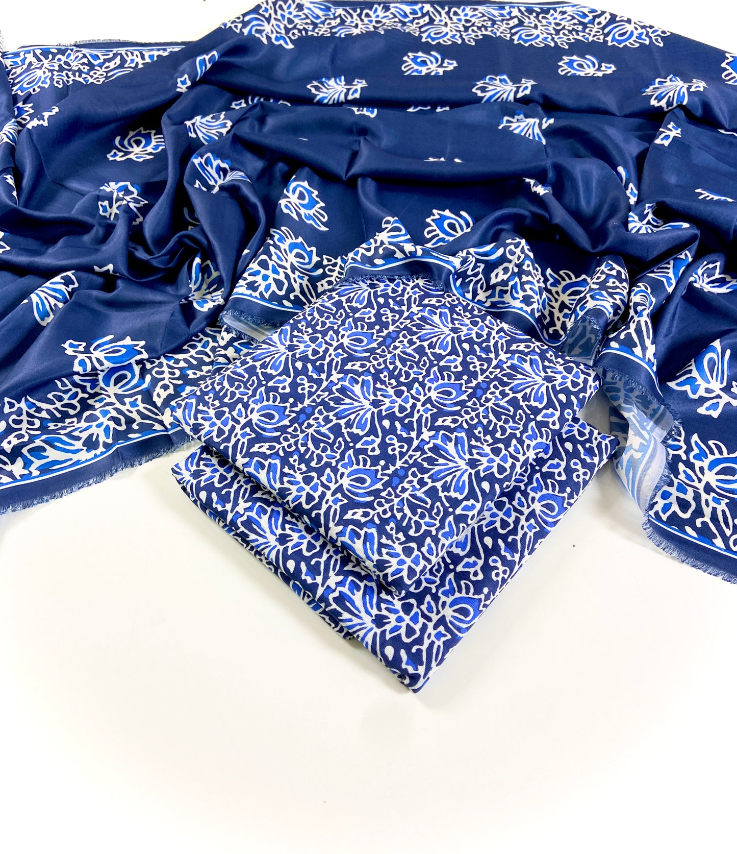 Bareeze Digital Printed Slub Khaddar 3PC