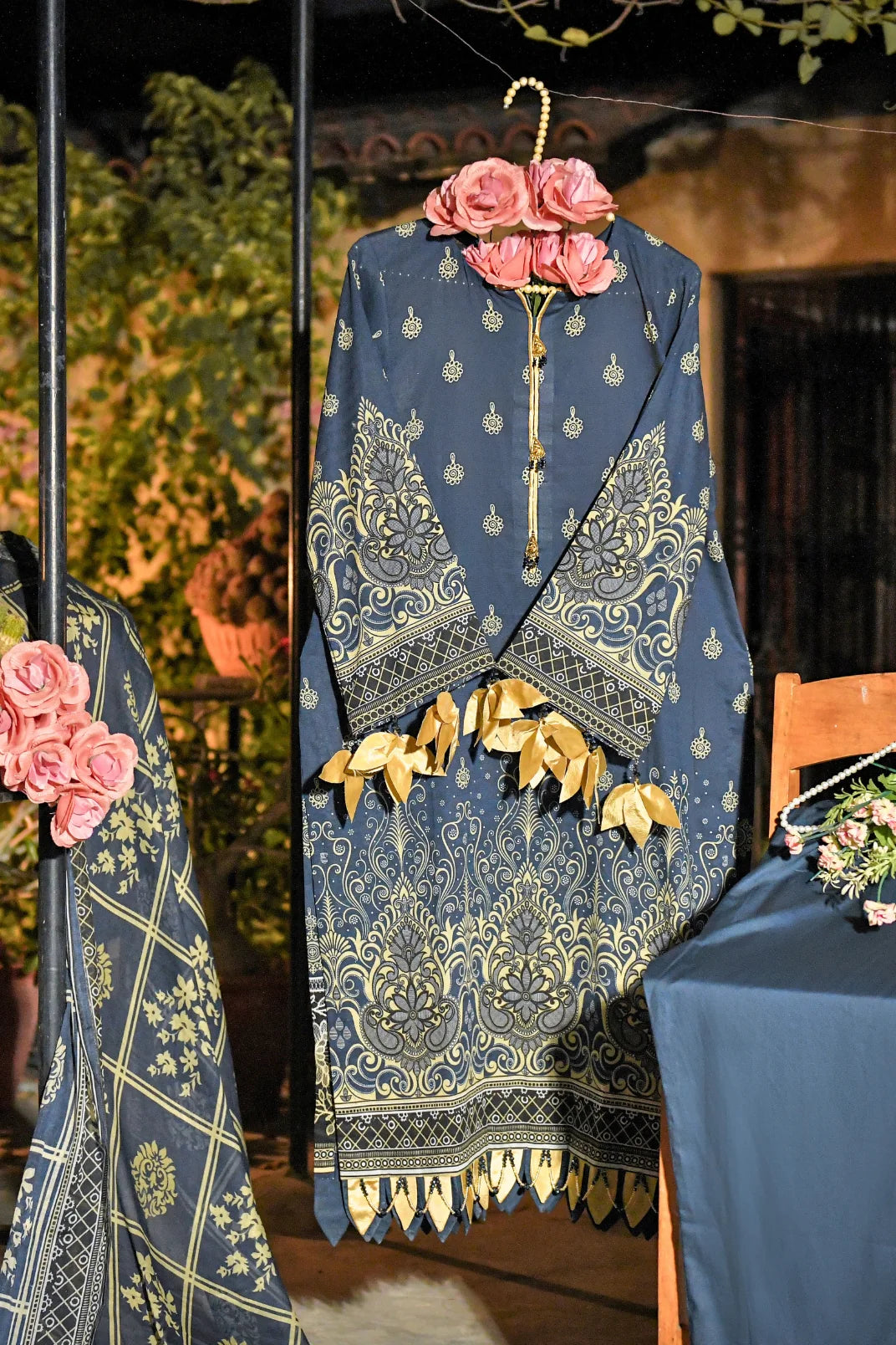 Eshay By Murahse Printed Doria Lawn 3-PC