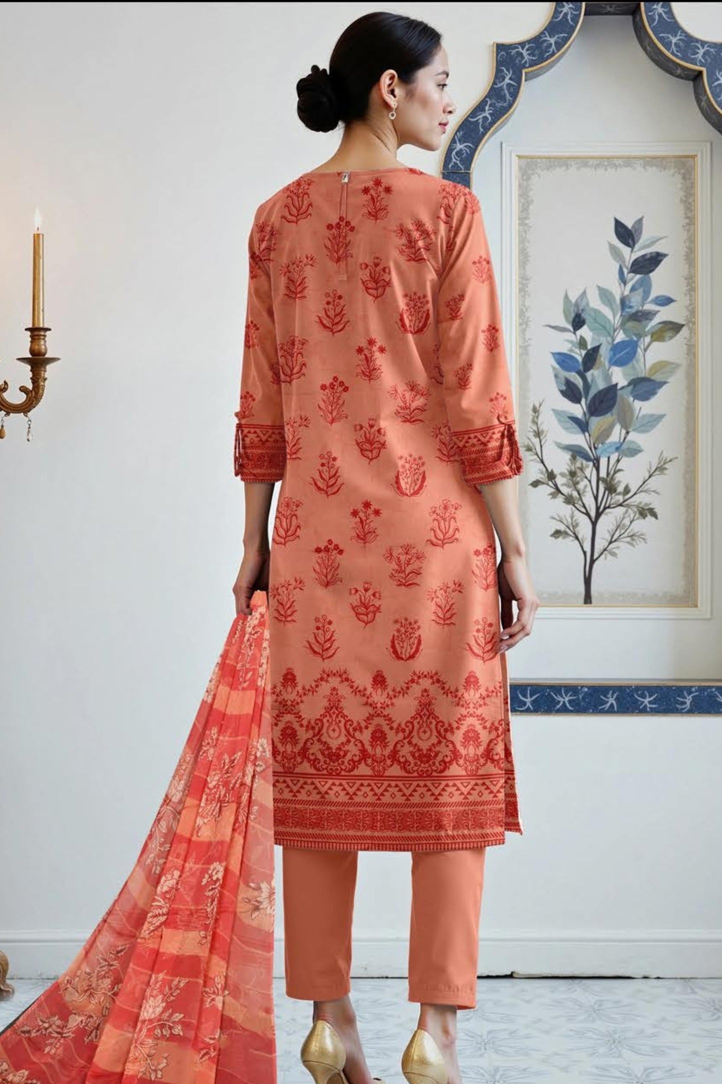 Zara Ali Digital Printed Lawn 3-PC