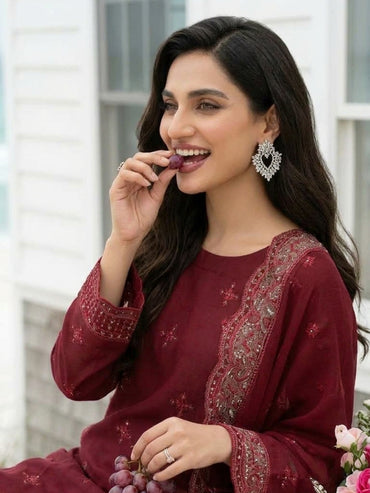 Sarma By Anaya Noor Fully Emb Viscose 3PC
