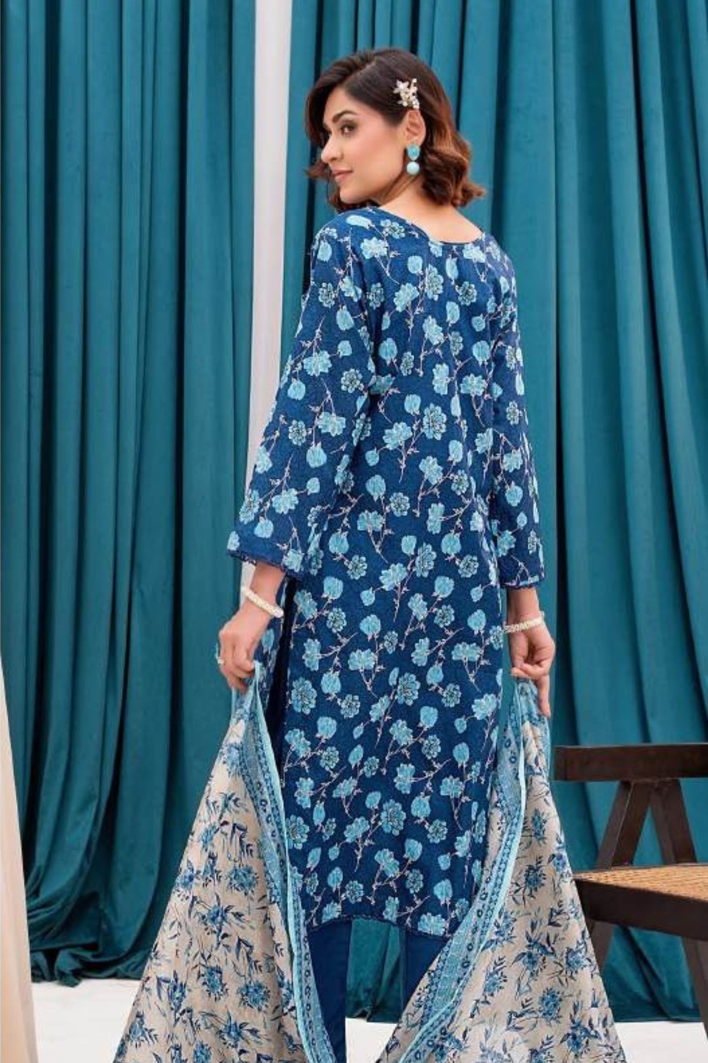 Zesh Printed Lawn 3-PC