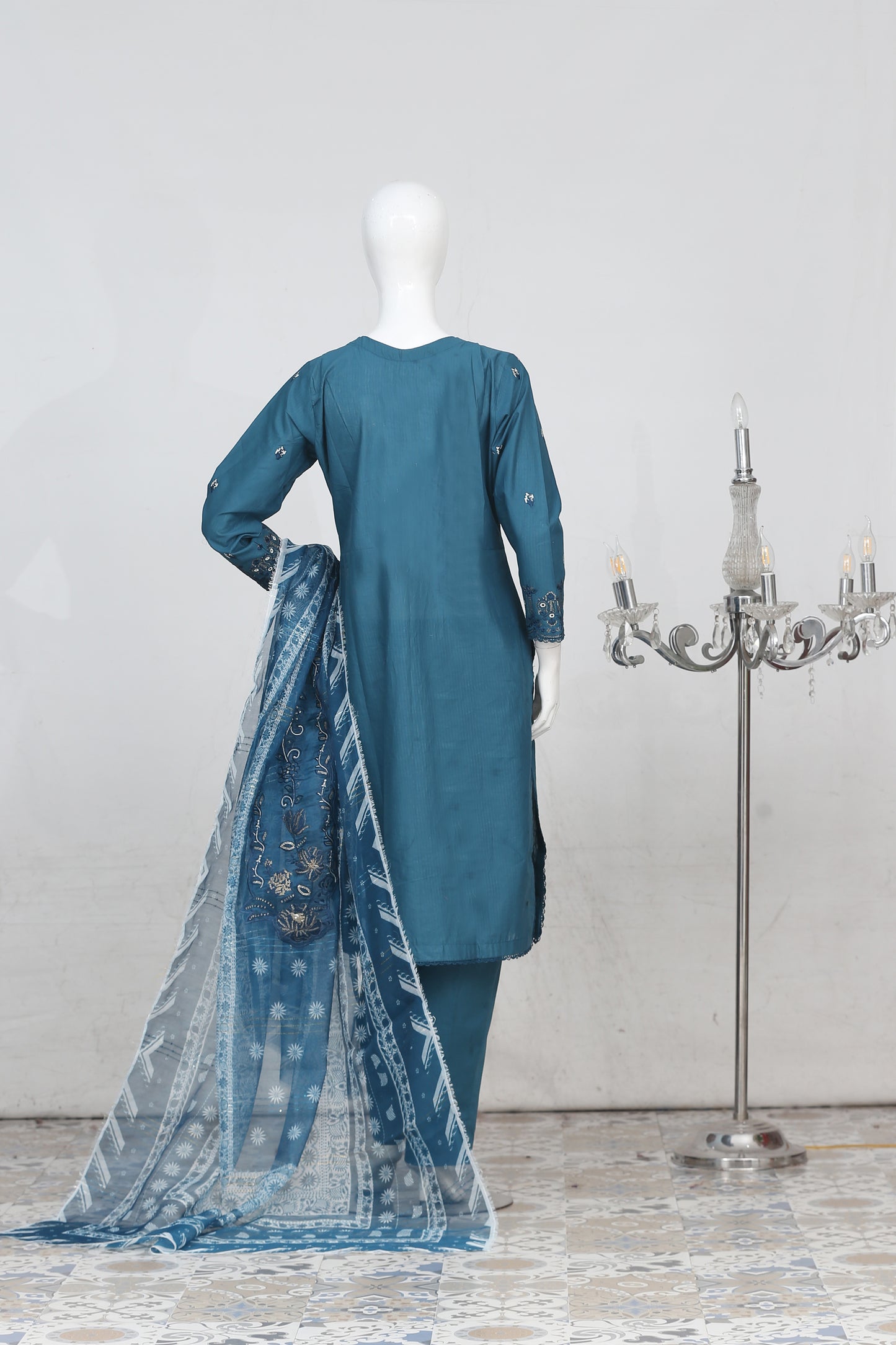 Anaya Noor Heavy Embroidered Bana Dora 3-PC