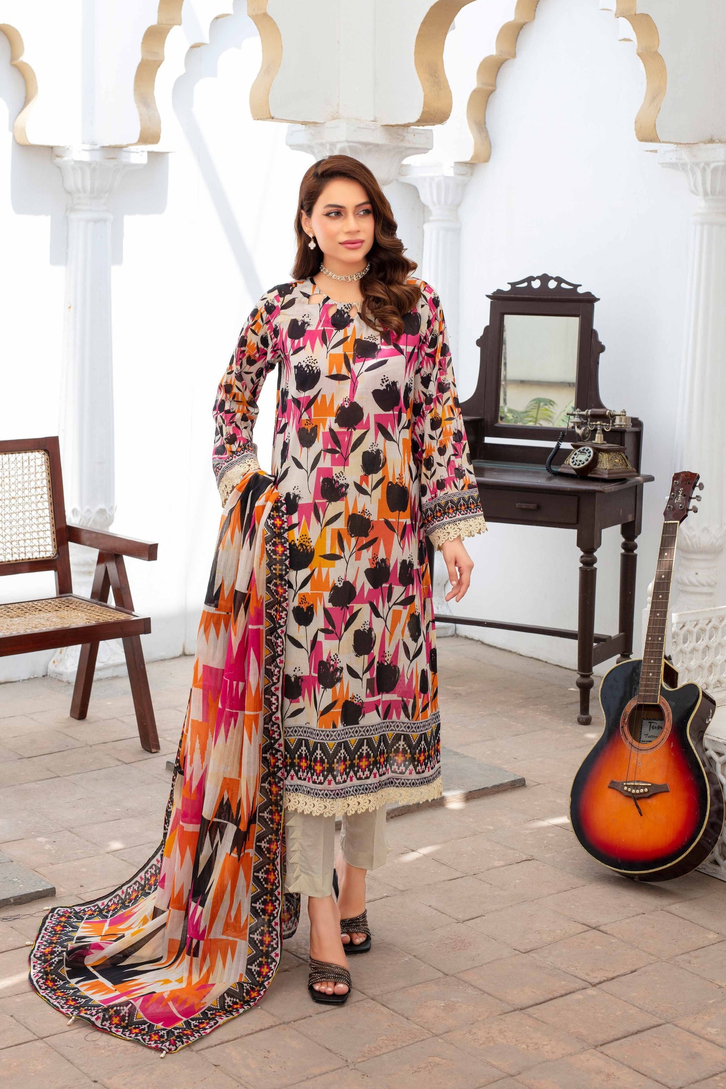 Fabiha Feroza Printed Lawn 3PC