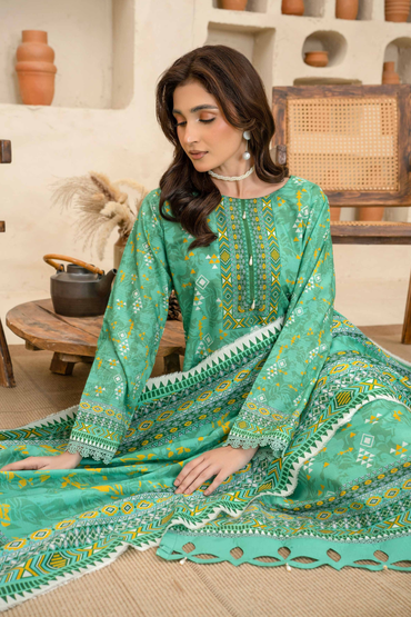 Esha Eshal by Bin Ilyas Premium Printed Viscose 3PC