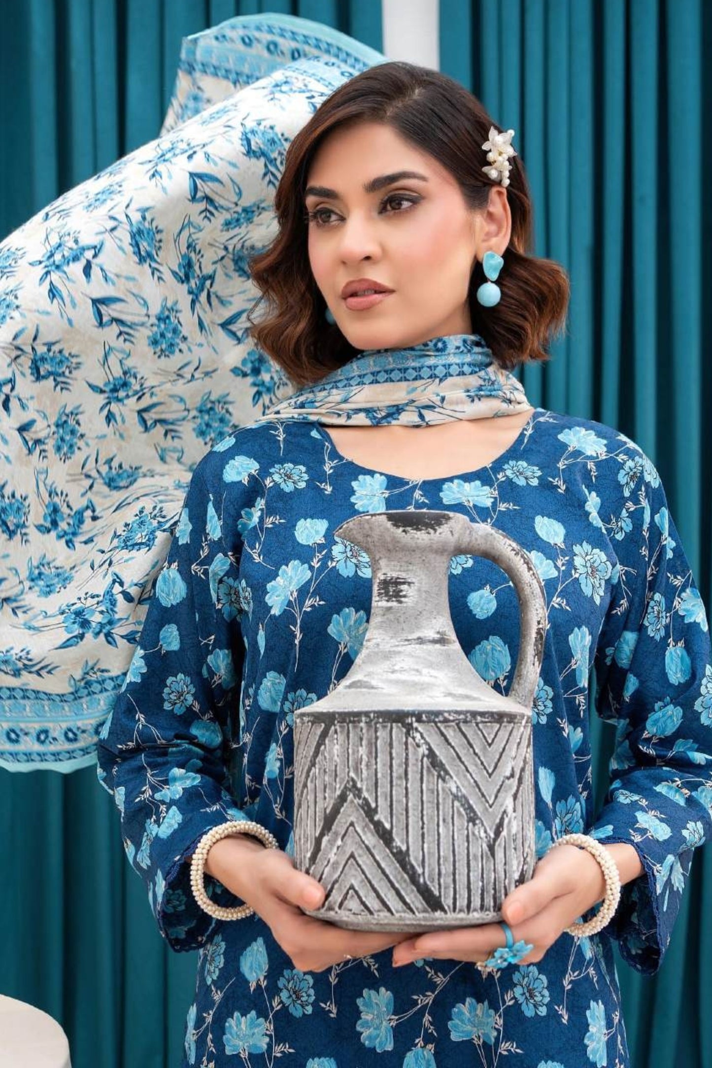 Zesh Printed Lawn 3-PC