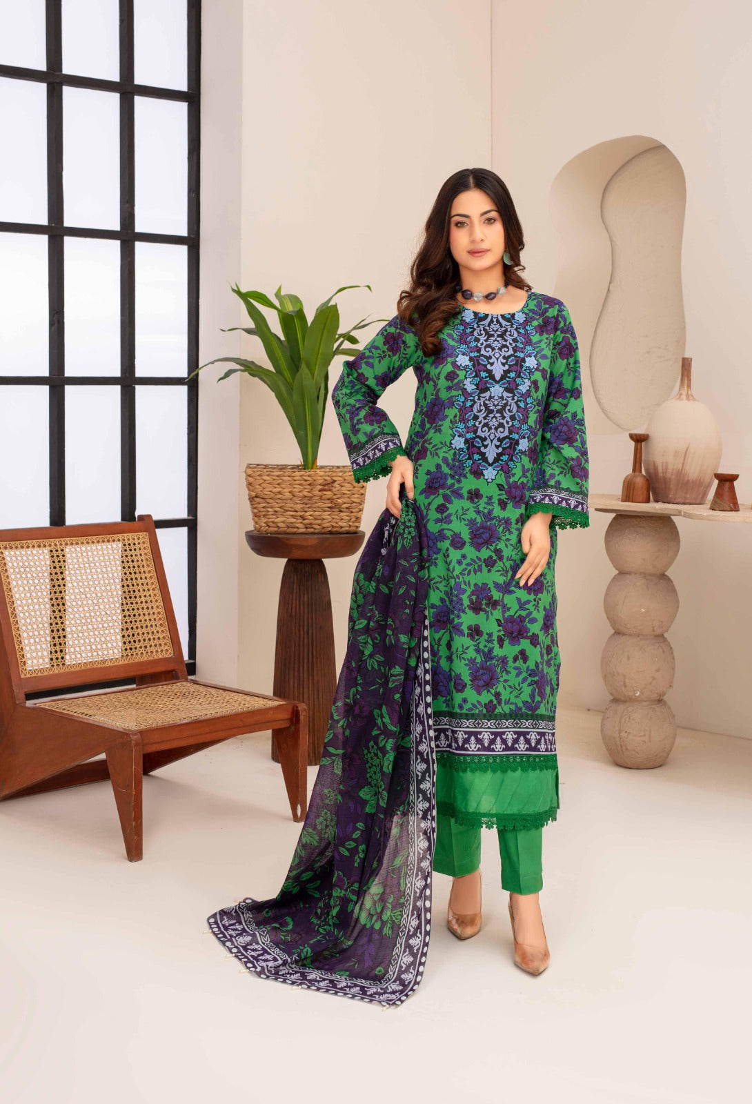 Fabiha By Feroza Printed Lawn 3-PC