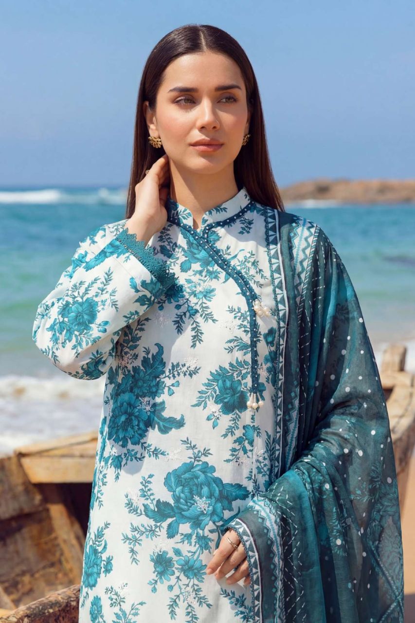 Umang By Motifz Schiffli Emb Lawn 3PC