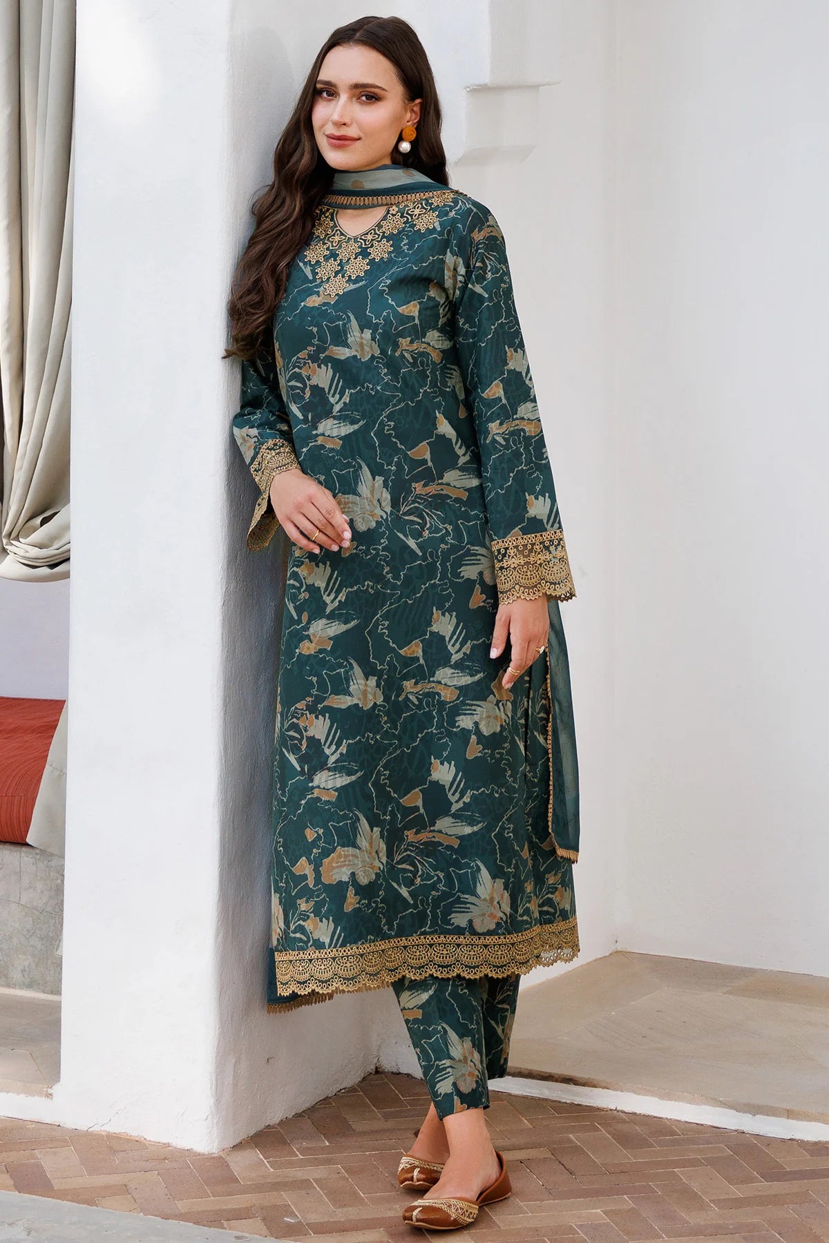Farasha Digital Printed Lawn 2PC