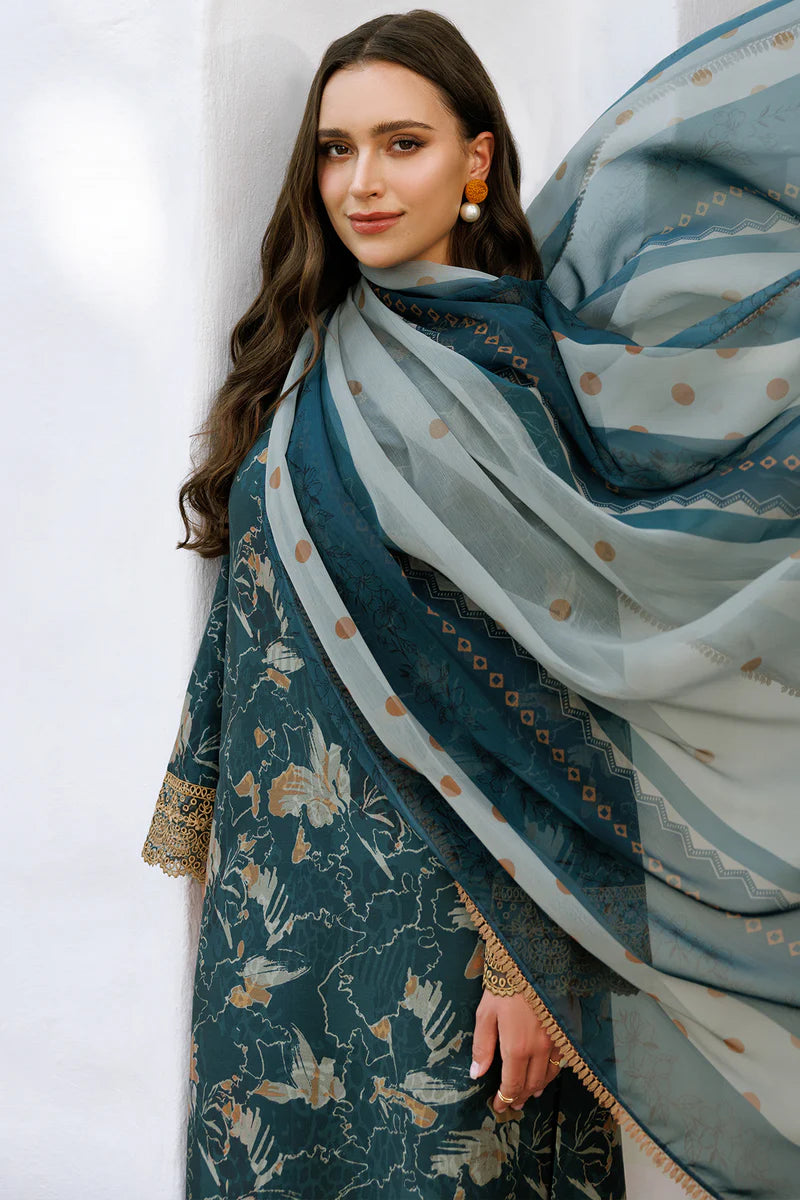 Farasha Digital Printed Lawn 2PC