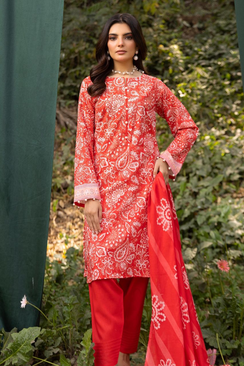 Heer By Legends Printed Lawn 3PC