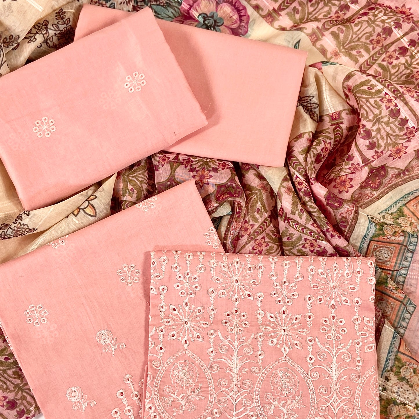 Chikenkari Anaya Noor Lawn 3-PC