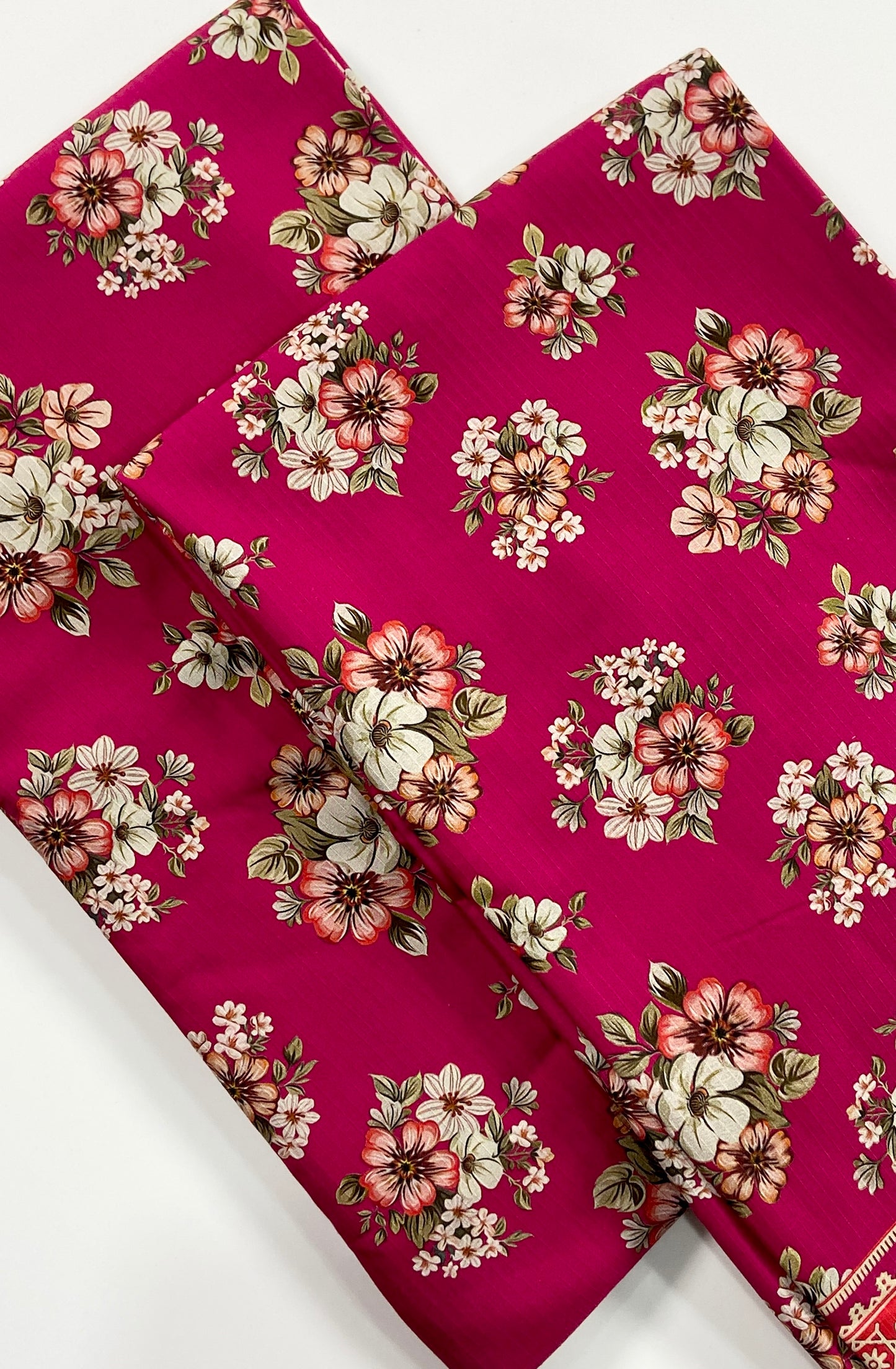Anaya Noor Printed Bana Dora Slub Linen 2PC