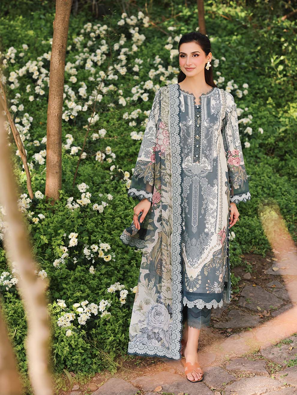Jade By Firdous Digital Printed Lawn 3PC