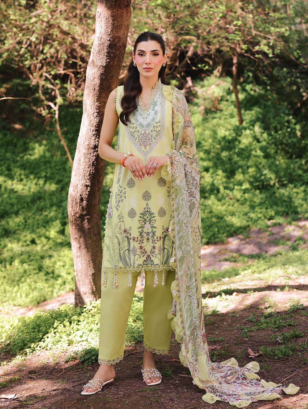 Jade By Firdous Digital Printed Lawn 3PC