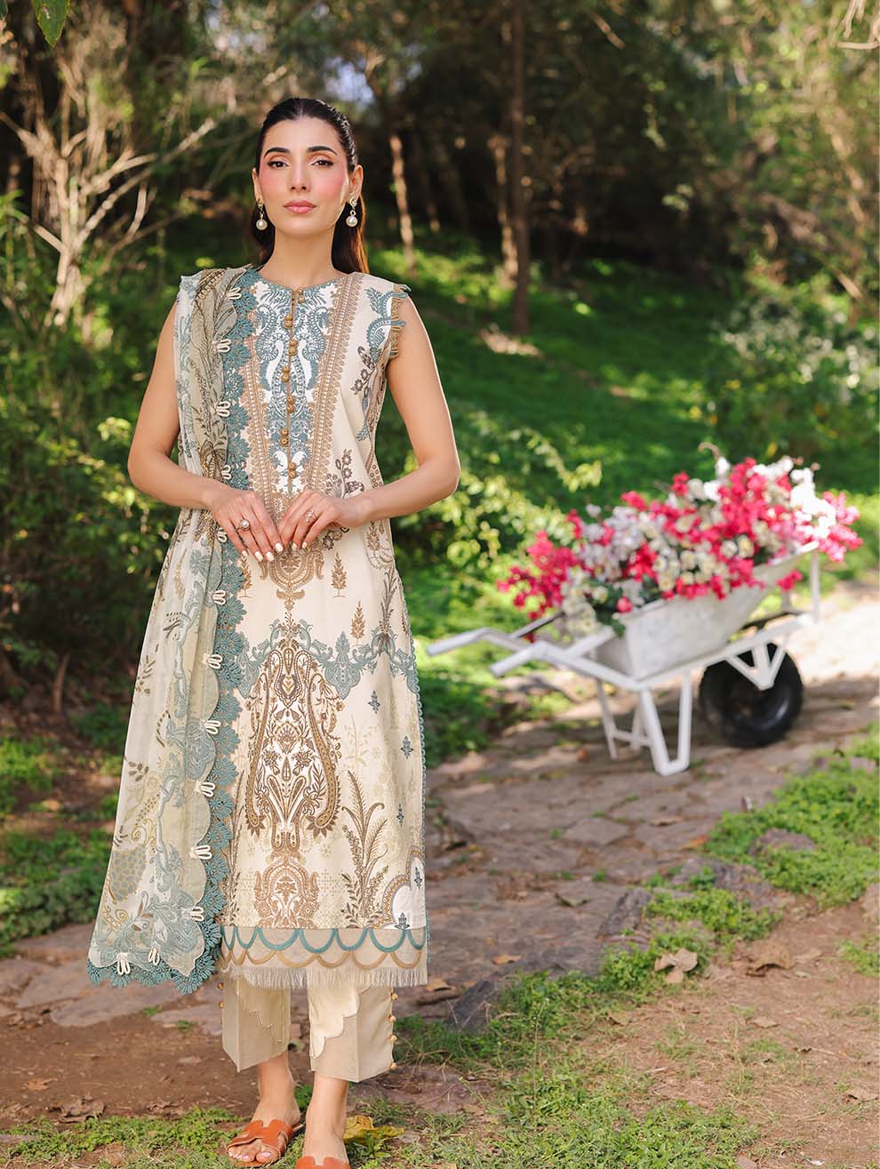 Jade By Firdous Digital Printed Lawn 3PC