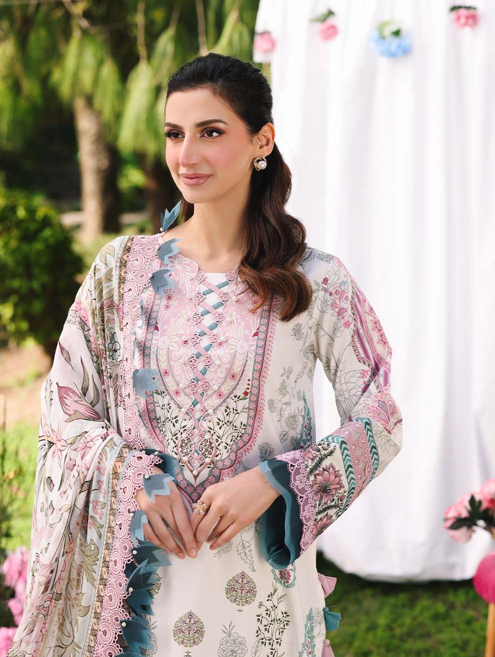 Jade By Firdous Digital Printed Lawn 3PC