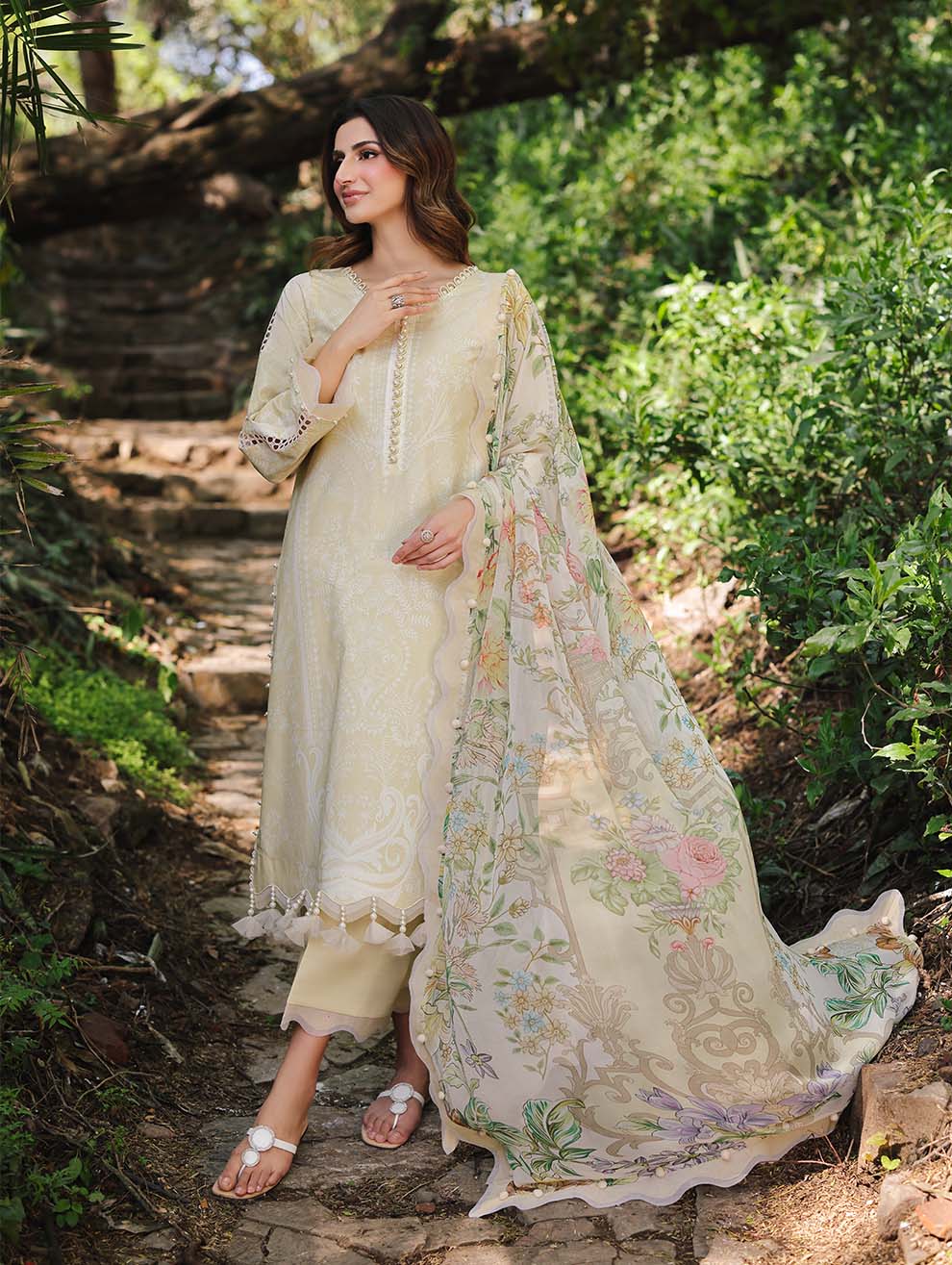 Jade By Firdous Digital Printed Lawn 3PC