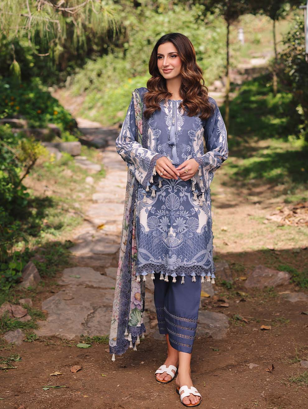 Jade By Firdous Digital Printed Lawn 3PC