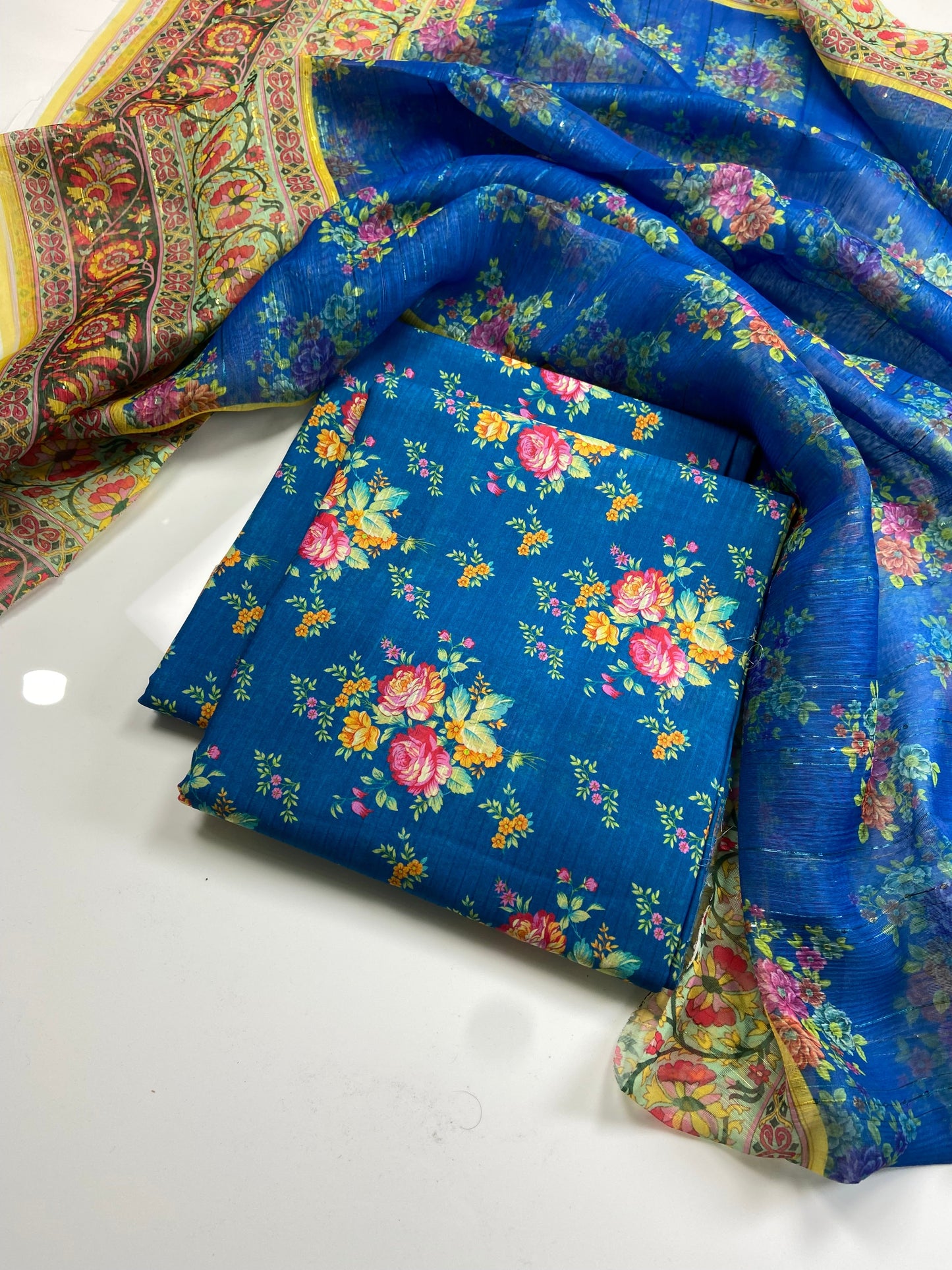 Bareeze Printed Lawn with Seq Dupatta 3-PC