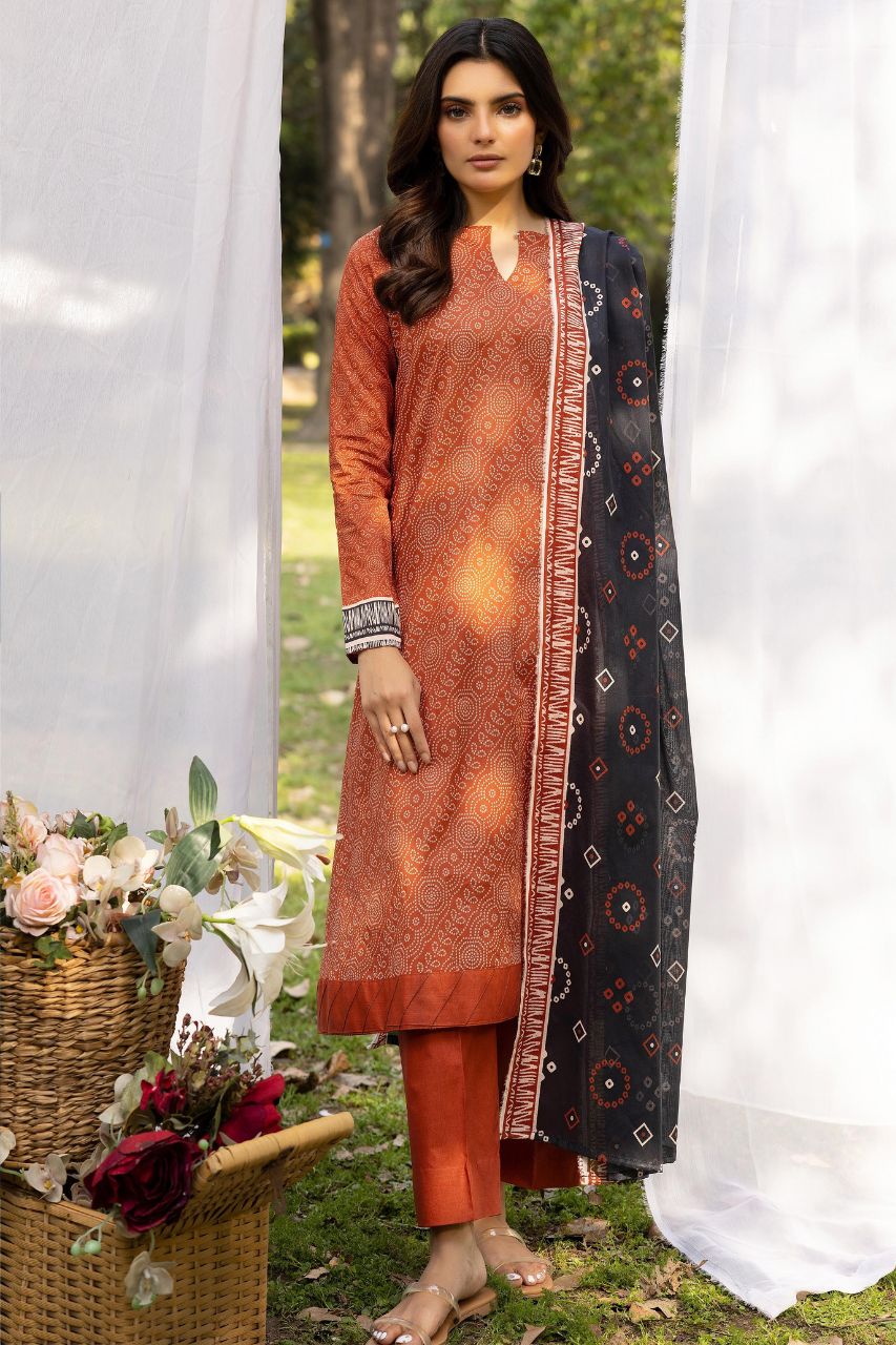 Heer By Legends Printed Lawn 3PC