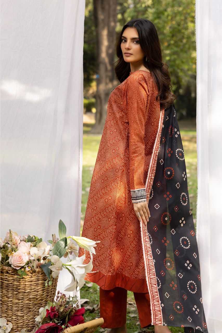 Heer By Legends Printed Lawn 3PC